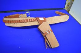 Leather Belt and Holster