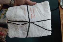 Pair of Embroidered Pillow Cases