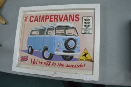 Camper van Framed Print