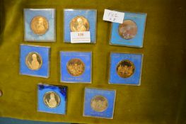 Eight Bronze William Wilberforce Medallions