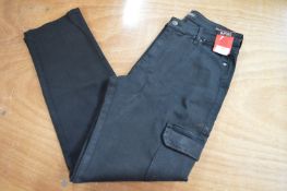 *Buffalo Lady’s Black High Rise Cargo Pants Size: 12