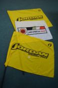 Three Motor Racing Flags