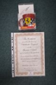 Ferrari Mug Signed by Alonso Silverstone 2010 with Certification