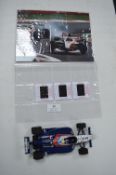 Valvoline 1981 Diecast f1 Car by Onyx, plus Slides
