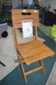 *Good Home Folding Wooden Chair