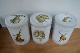 Animal Storage Tins