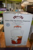 *Kilner 8L Glass Drinks Dispenser