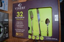 *Viners Stainless Steel Cutlery Set (incomplete)