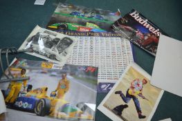 Assorted Motor Racing Posters
