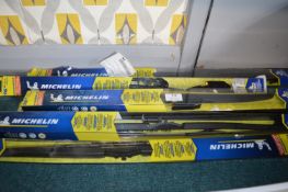 *Assorted Michelin Hydro Edge Windscreen Wipers