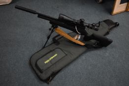 BSA Scorpion T10 .177 Air Rifle with Telescopic Sight, Bipod, Gun Slip, and Accessories