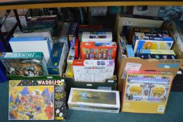 Three Boxes of Jigsaw Puzzles