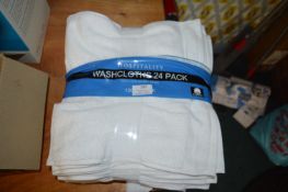 *Grand Hospitality Cotton Washcloths 24pk