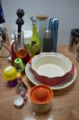 Assorted Kitchenware Including Tefal Grater