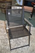 *Mesh Back Folding Camp Chair