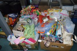 Two Boxes of Crafting Items Including Knitting, etc.