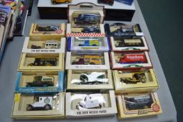 Sixteen Diecast Vintage Advertising Vehicles
