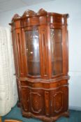 Bombe Glazed Display Cabinet