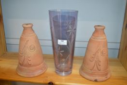 Vase and Two Planters