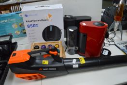 Salvage Electricals for Spares/Repairs Including Leaf Blower, Robot Vacuum Cleaner, Coffee Machines,