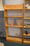 Solid Pine Five Tier Shelf Unit