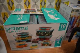 *Systema Clip-It Food Storage Boxes
