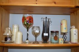 Candles and Decorative Glassware