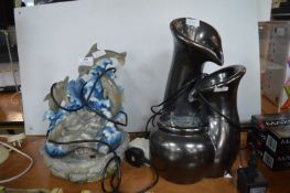 Two Indoor Water Features