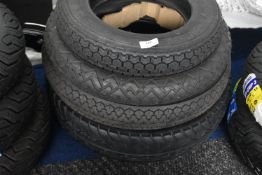 *Four Tyres: Kingston 110x70x17, Vee Rubber 80x80x16, Pirelli 80x80x14, Continental 3x10