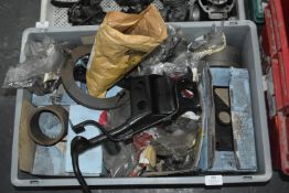 *Various Motorcycle Parts, Nuts & Bolts, and a Centre Stand (box not included)