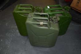 *Three Military Style Jerry Cans