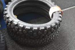 *Two Tyres: Maxis 130x80x17, and Metzeler 400x18
