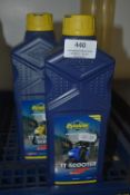 *2x 1L of Putoline TT Scooter Synthetic Two Stroke Oil