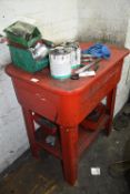 *Red Parts Washing Table