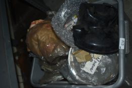 *Tub of Various Motorcycle Parts, Rims, etc.