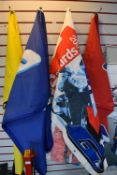 *Various Suzuki Banners and a Piaggio Banner