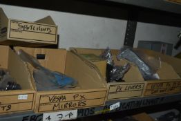 *Contents of Shelf to Include Mirror Brackets, etc.