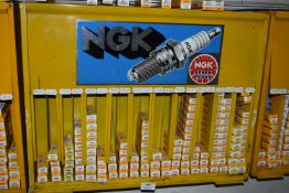 *Shelf of ~100 NGK Spark Plugs