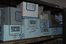 *Contents of Shelf to Include Gilera and Piaggio Speedometers, etc.