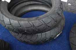 *Two Metzeler Tyres: 160x60ZR18, and 150x70R17