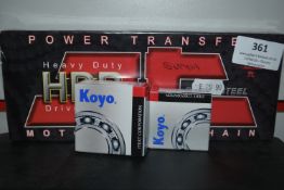 *HDR Heavy Duty Drive Chain JTC420HDR126SL and Two Bearings