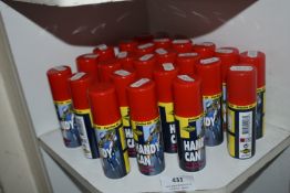 *Quantity of Handy Can Refillable Aerosols
