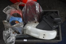 *Tray of Various Fenders, Numberplate Brackets, Headlamp Surround, etc. (tray not included)