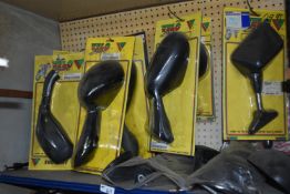 *Box of Various Motorcycle Mirrors