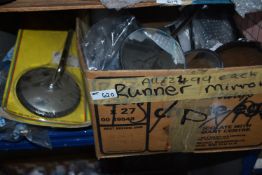 *Contents of Shelf to Include Various Motorcycle Mirrors