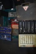 *Various Tools, Tap &Die Set, Three Part Helicoil Kits, and a Box of Taps and Drills