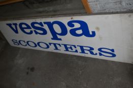 *Vespa Scooter Sign