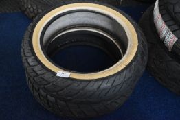 *Two Kendra Whitewall Scooter Tyres: 120x70x12 and 130x70x12