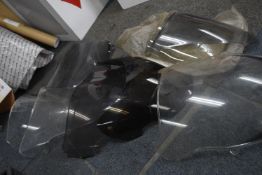 *Various Windscreens for Motorbikes (tray not included)