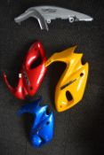 *Four Assorted Suzuki S3 Side Cowls
